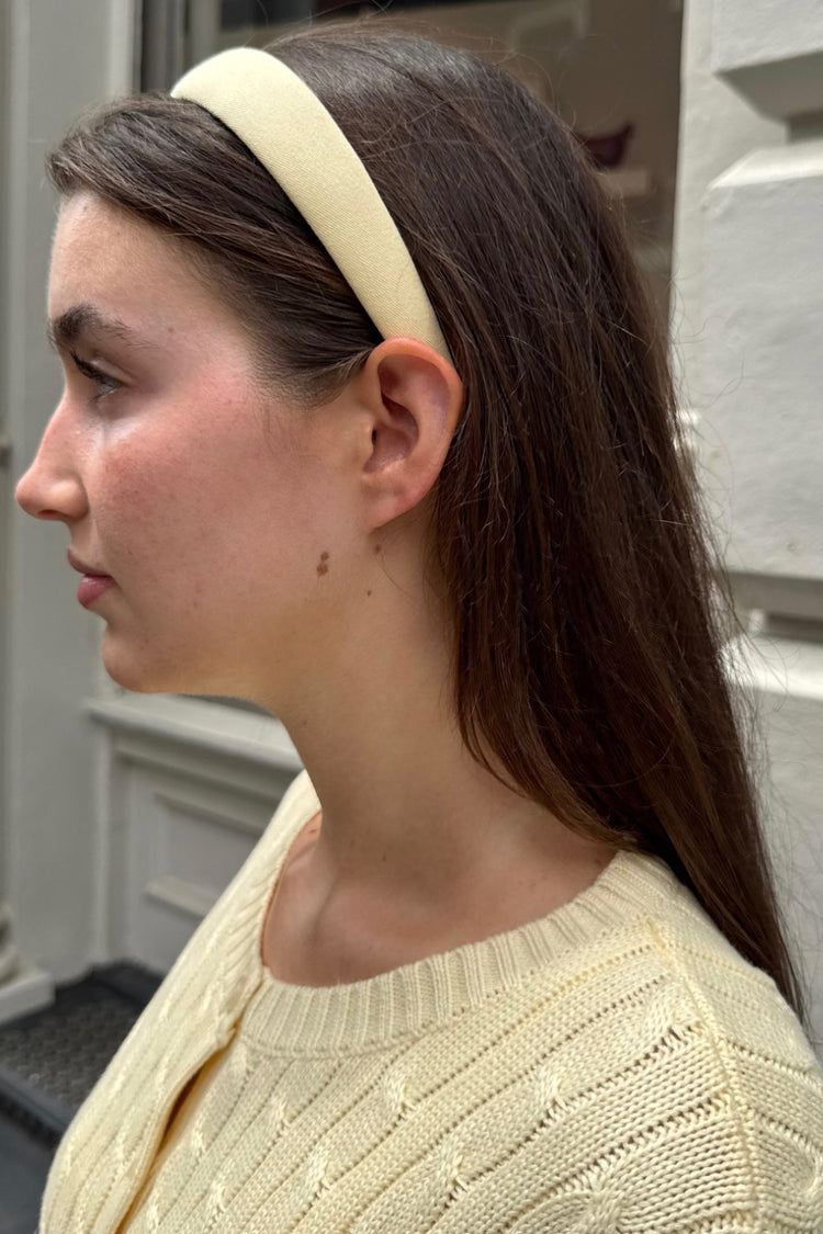 Solid Headband | Pastel Yellow