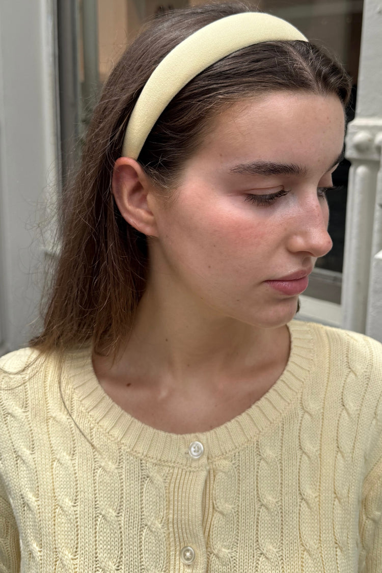 Solid Headband | Pastel Yellow