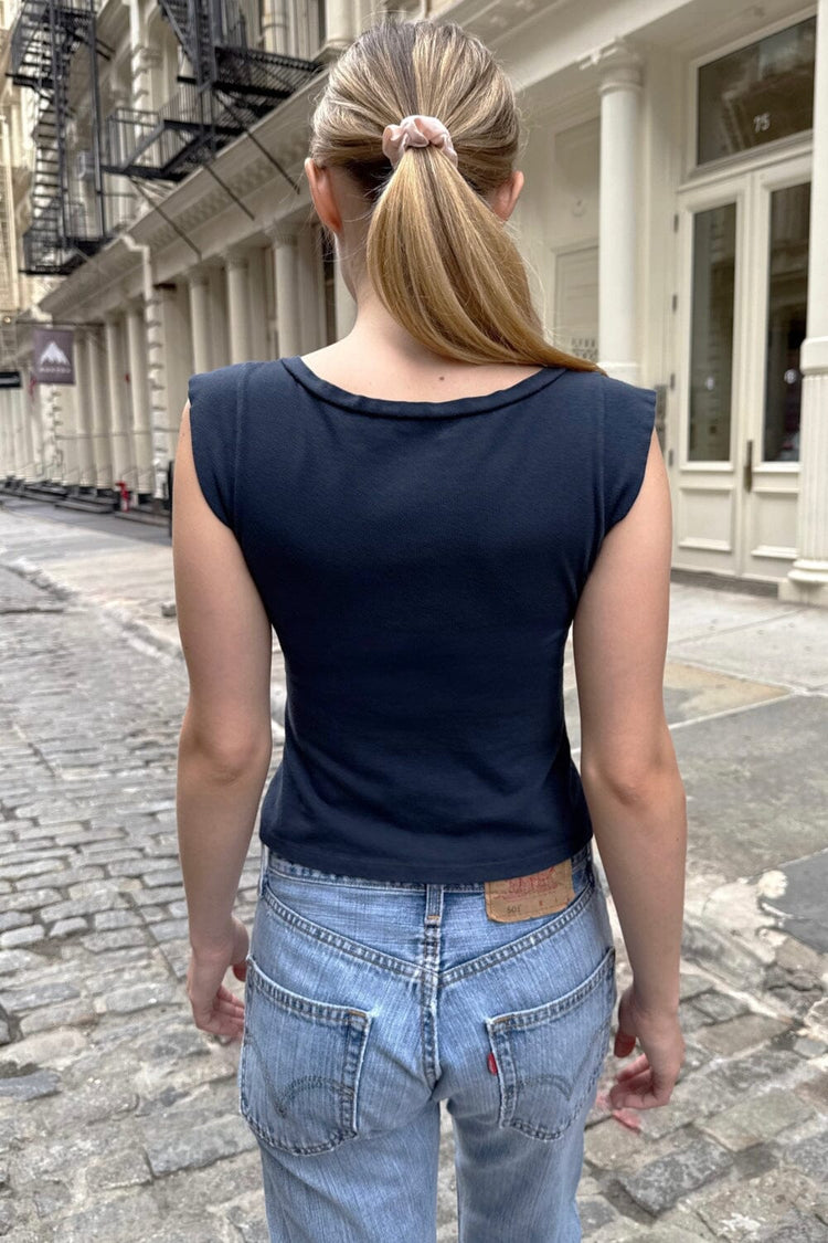 Amara Tank | Navy Blue / XS/S