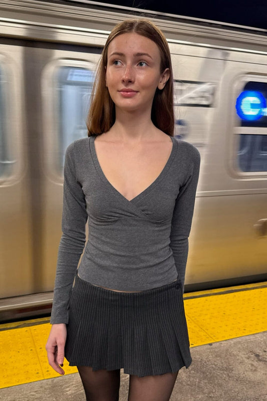 Dark Heather Grey / XS/S