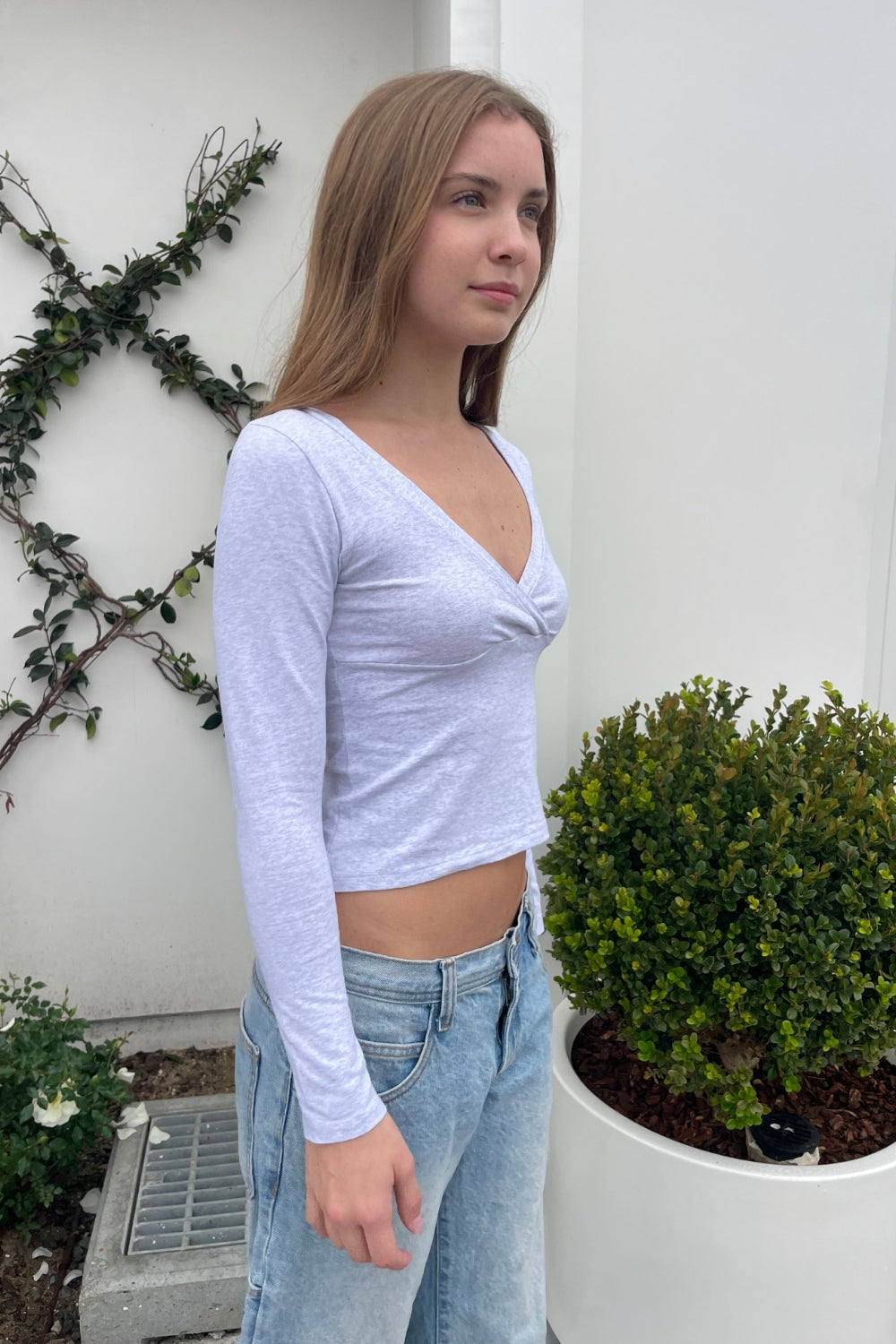 Amara Top | Silver Grey / XS/S