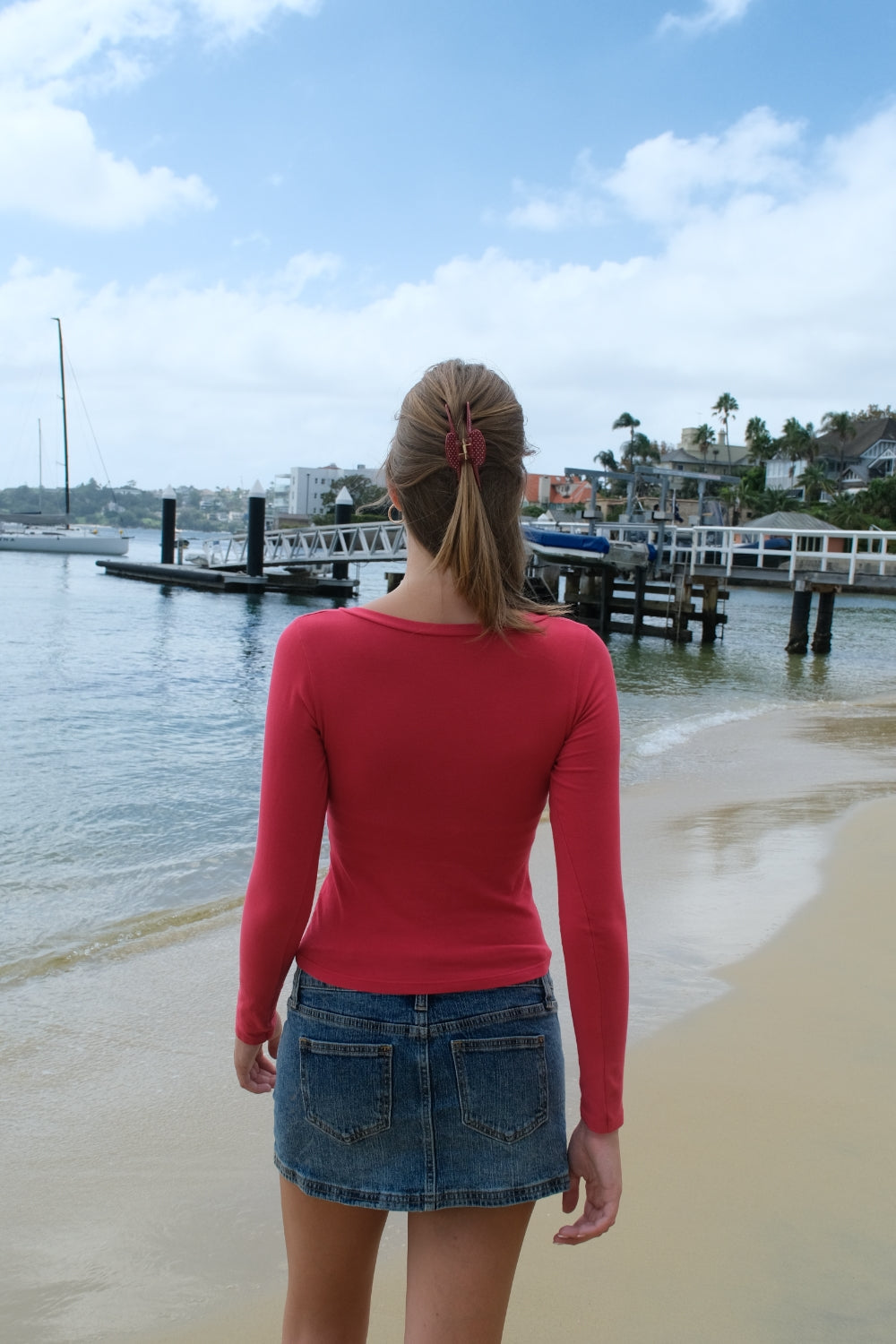 Amara Top | Viva Magenta / XS/S