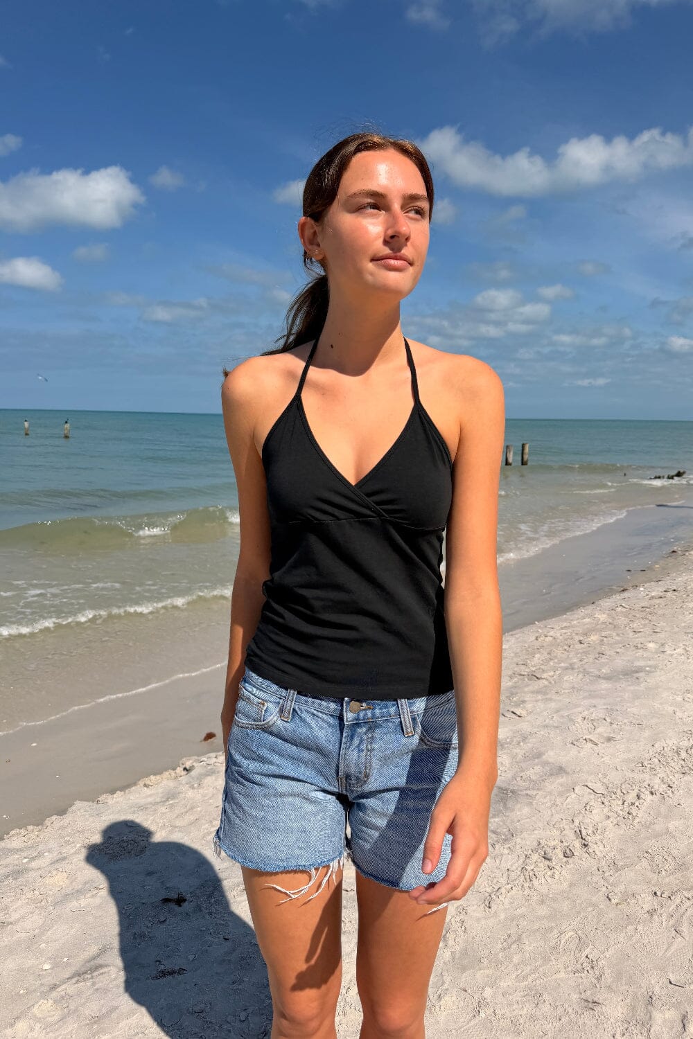 Josie Halter Top | Black / XS/S