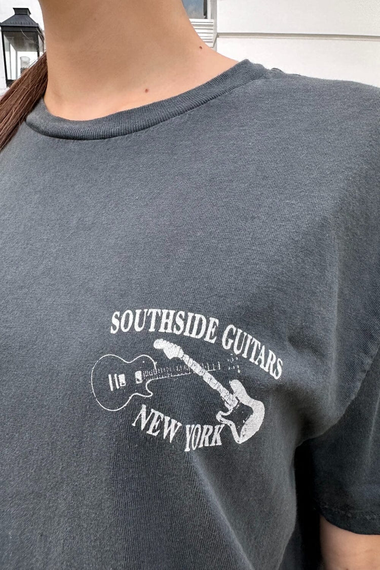 Southside Guitars Top | Black / Oversized Fit