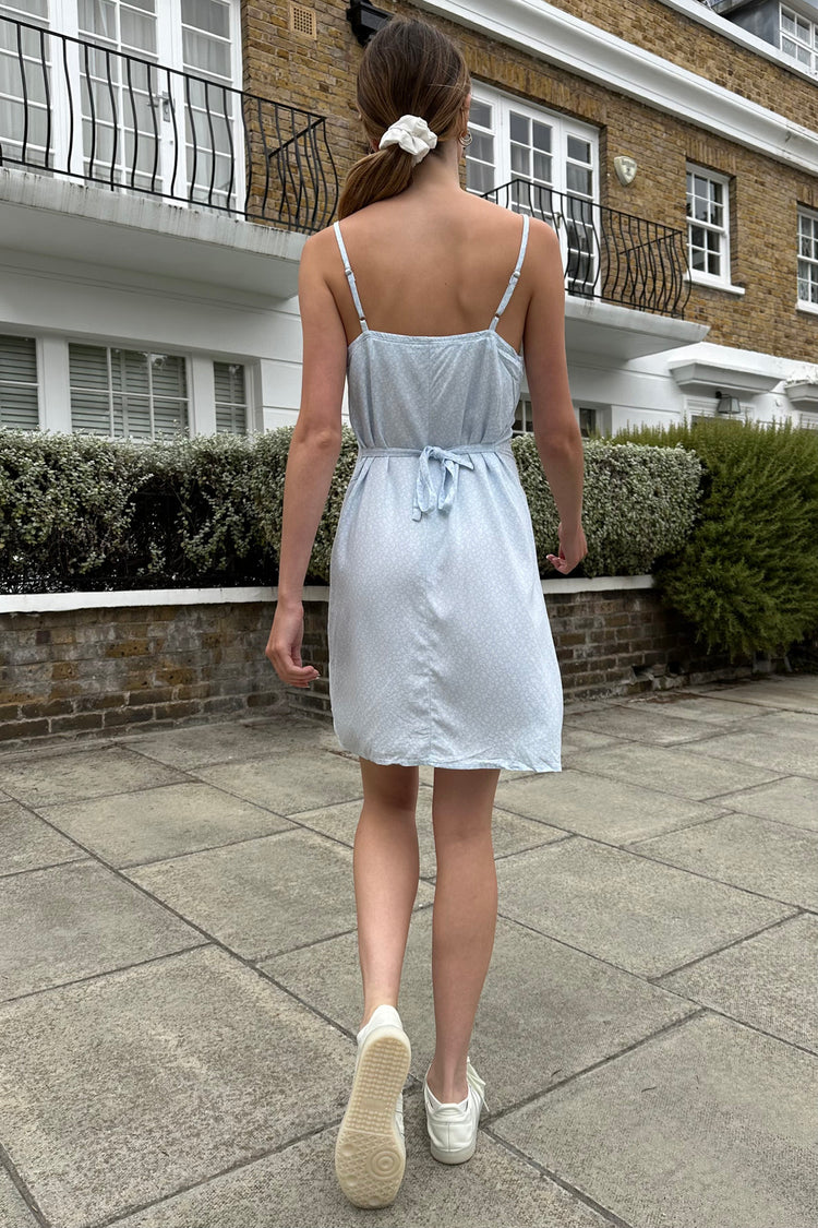 Colleen Dress | Sky Blue Floral