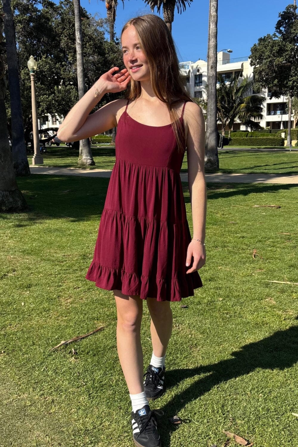 Colleen Dress | Burgundy / XS/S