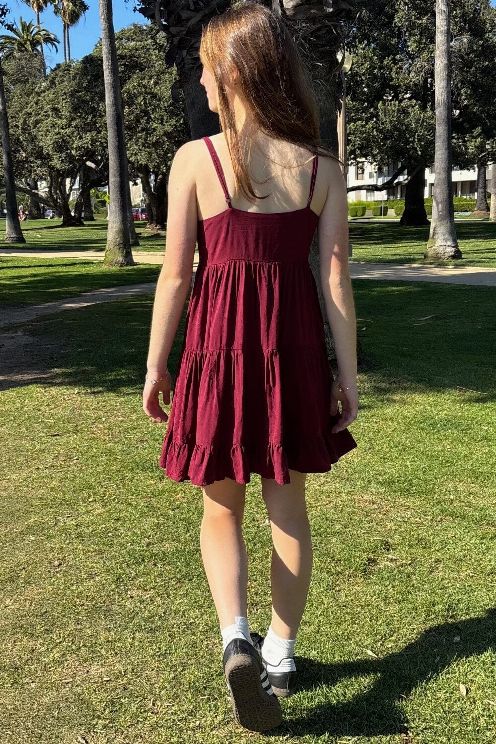 Colleen Dress | Burgundy / XS/S