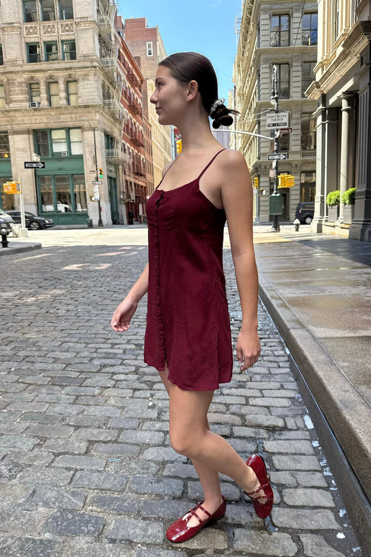 Bailey Dress | Burgundy / XS/S