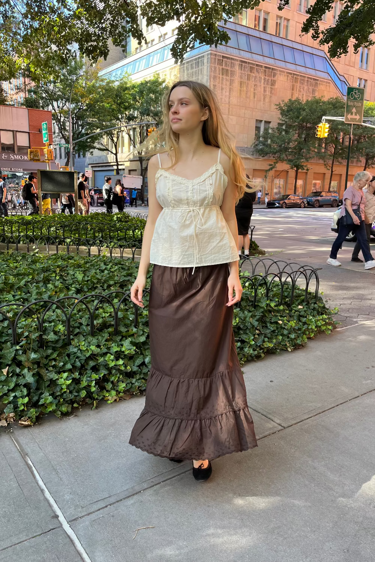 Olive Skirt | Mocha / XS/S