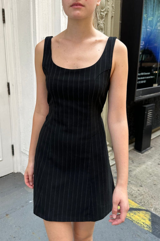 Brandy melville black wrap dress best sale