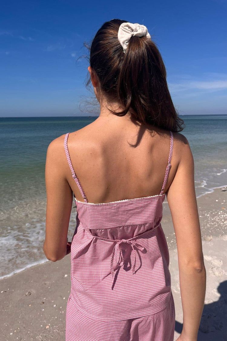 Edith Checkered Tank