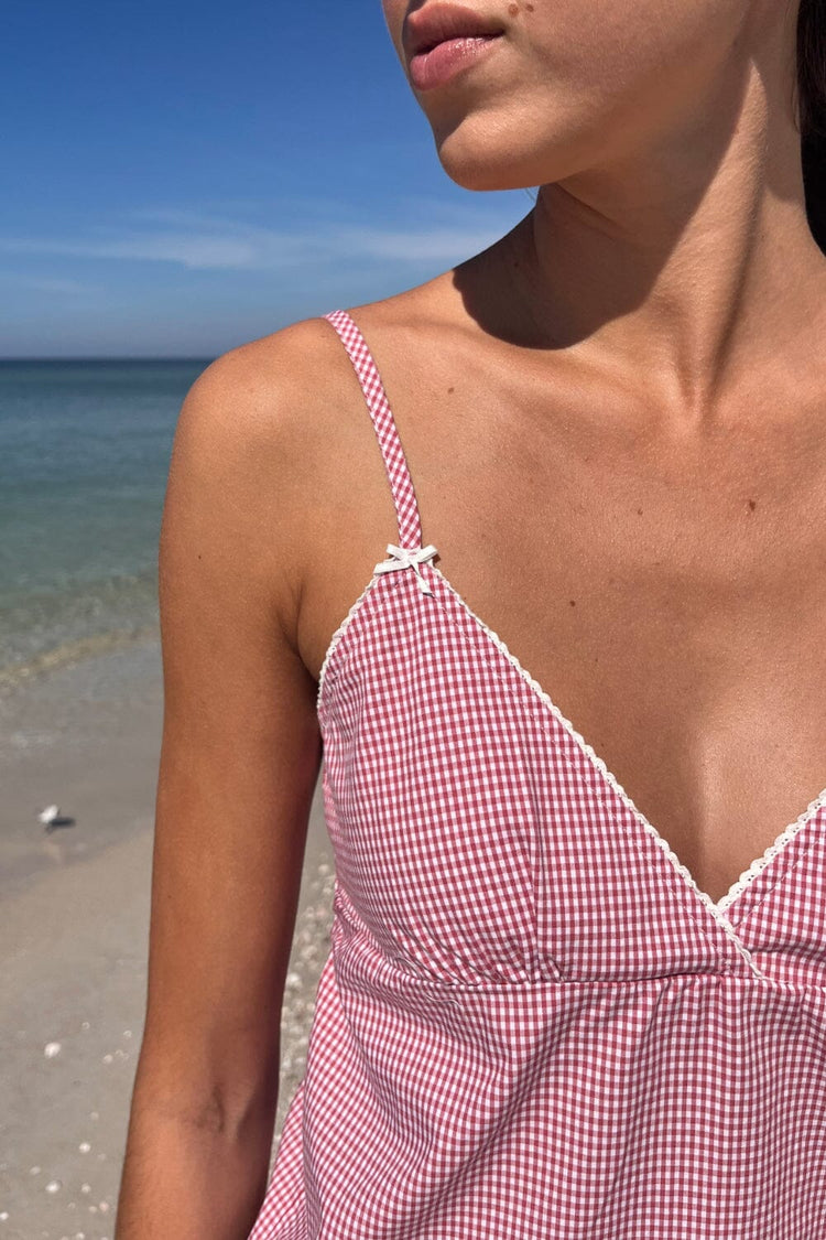 Edith Checkered Tank