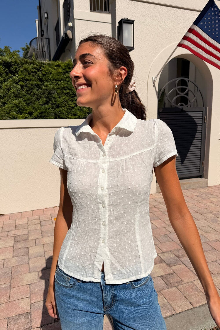 Teagan Top | White / XS/S