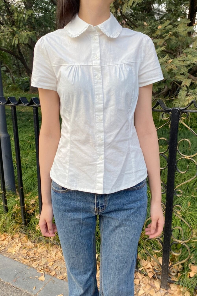 Teagan Top | White / XS/S