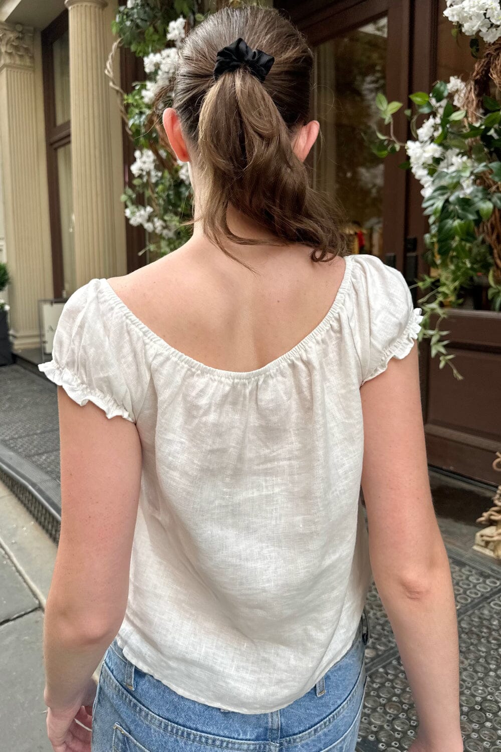 Clarisse Top | Off White / S