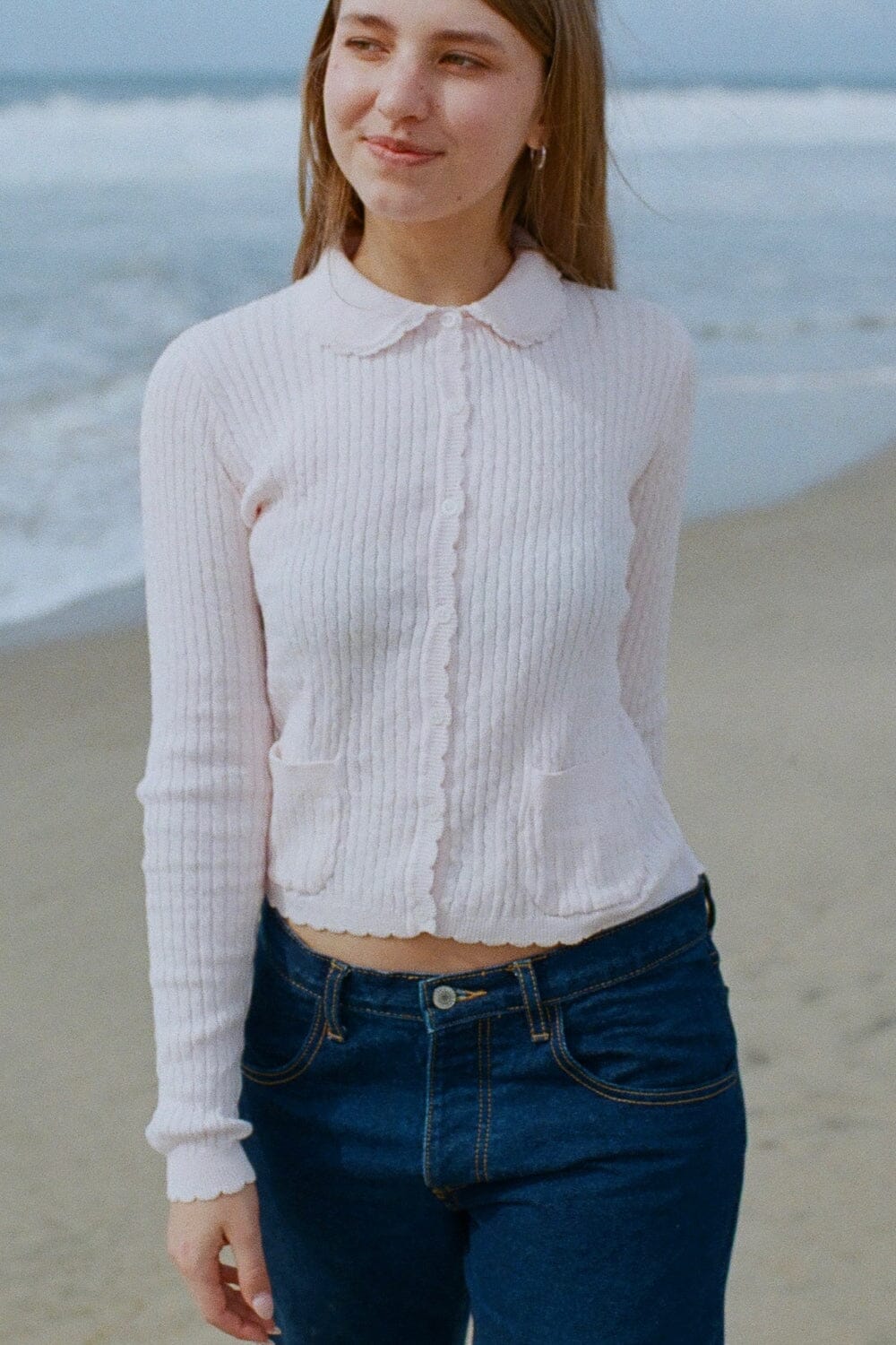 Amalie Cardigan | Light Pink / XS/S