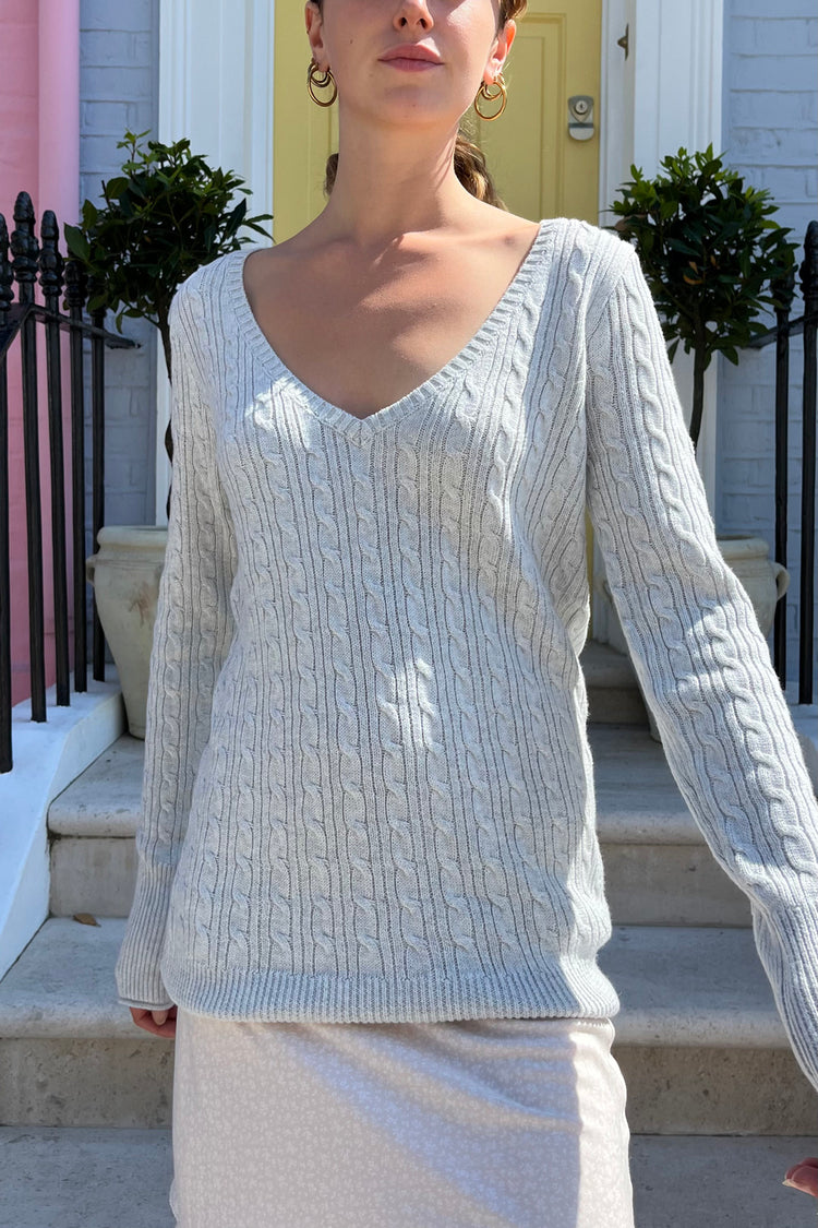 Paulina Sweater | Silver Grey / S/M