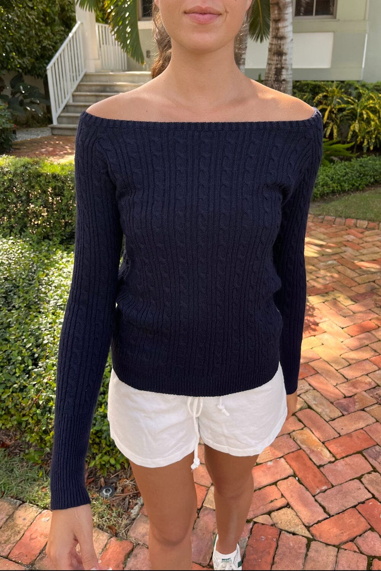 Elissa Sweater | Navy Blue / XS/S