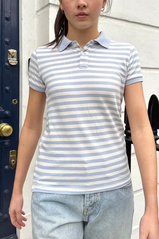 Light Blue White Stripes
