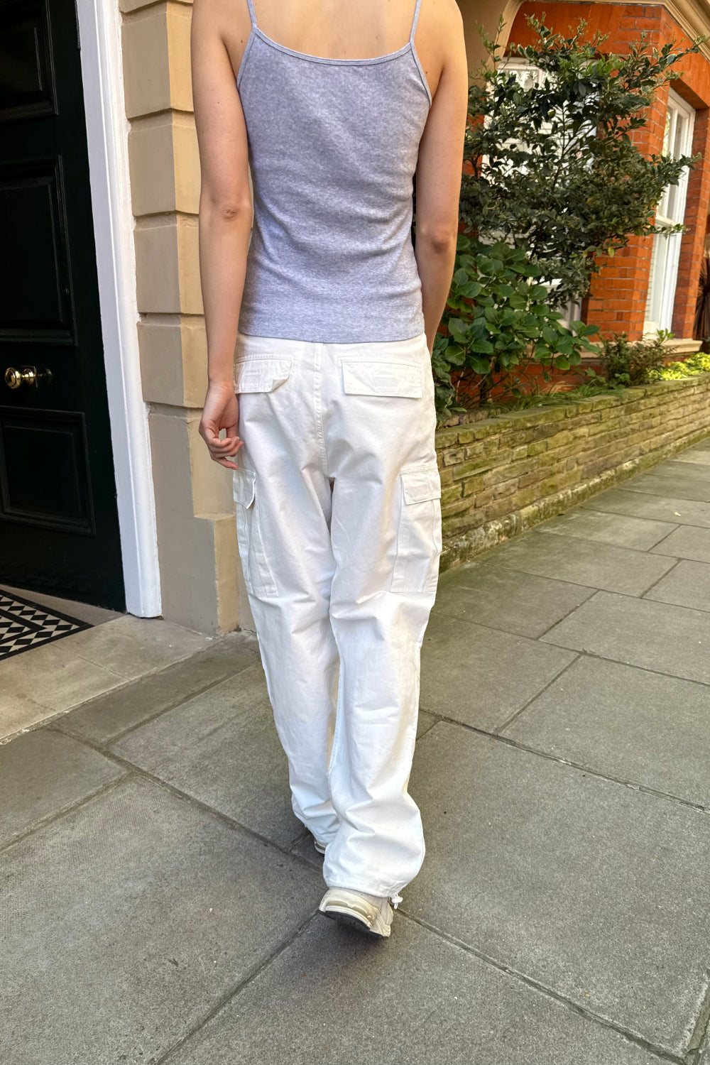 Jemma Cargo Pants | White / S/M