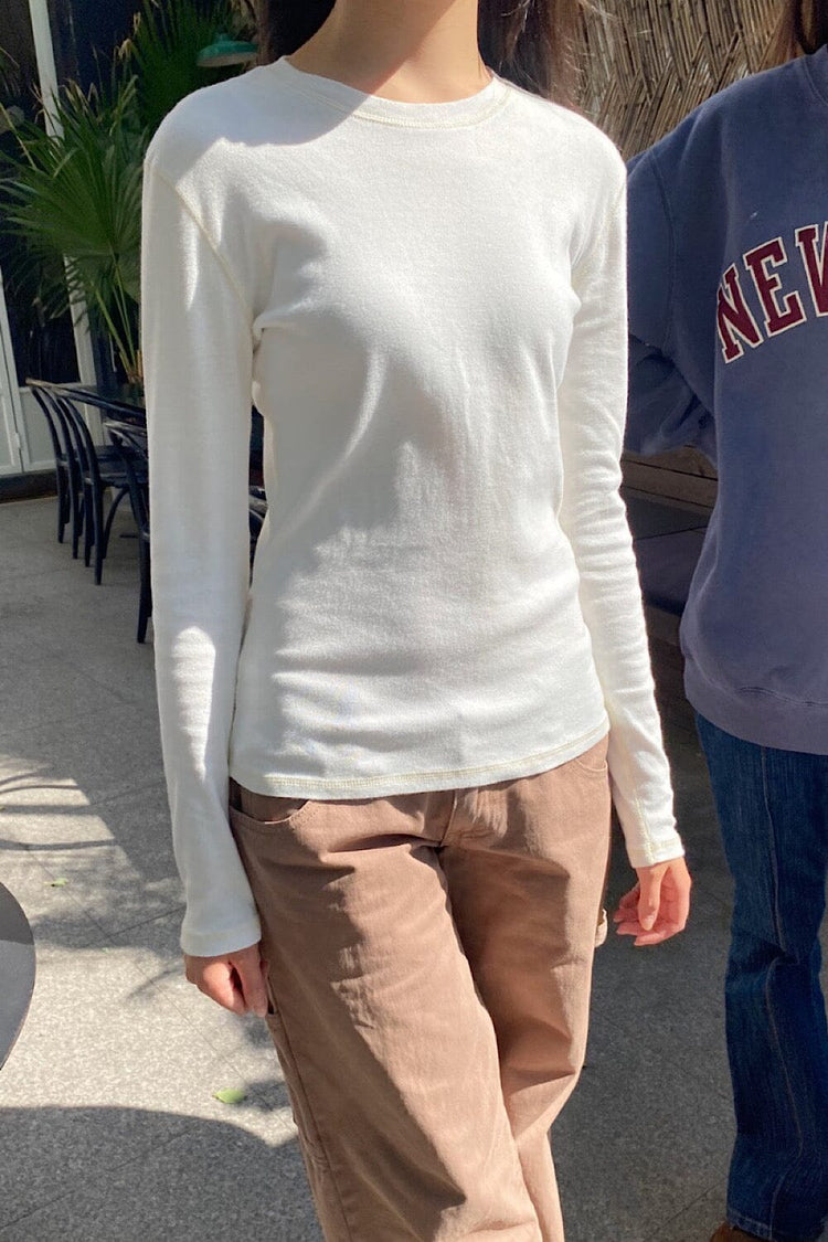 Ainsley Top | White / XS/S