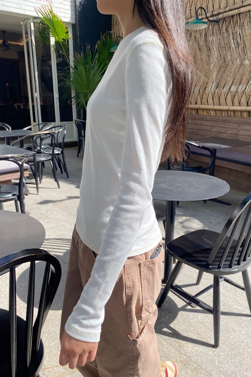 Ainsley Top | White / XS/S