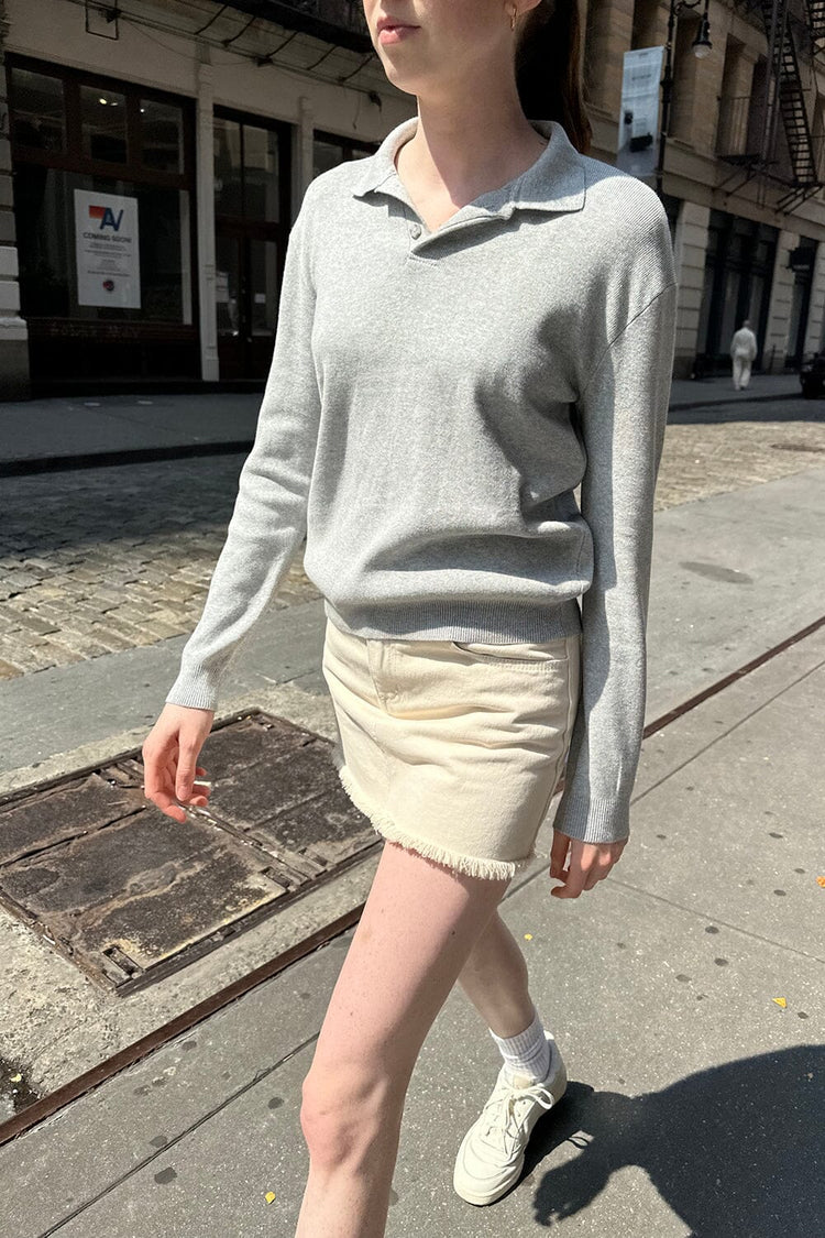 Camilla Sweater | Silver Grey / Regular Fit