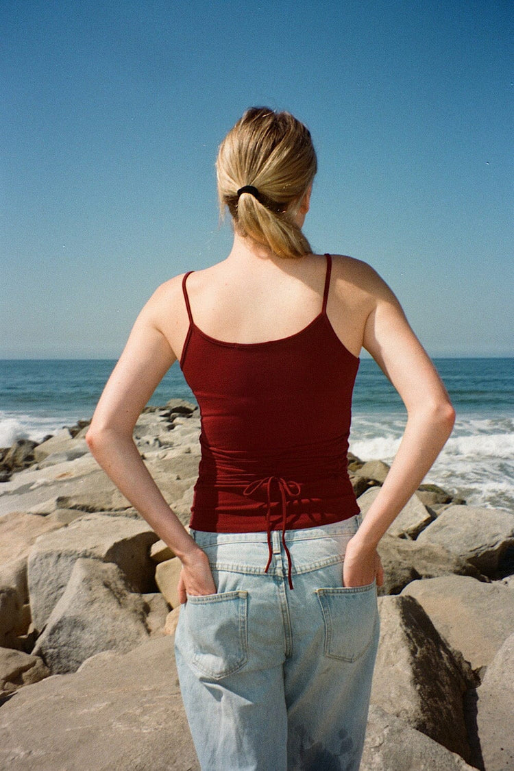 Victoria Tank | Burgundy / XS/S