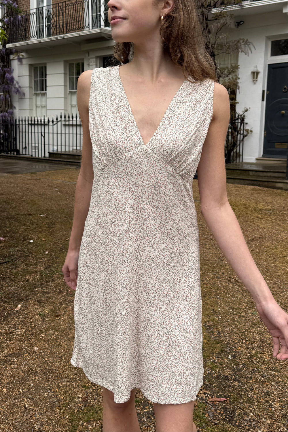 Autumn Floral Dress | Orange Floral / XS/S