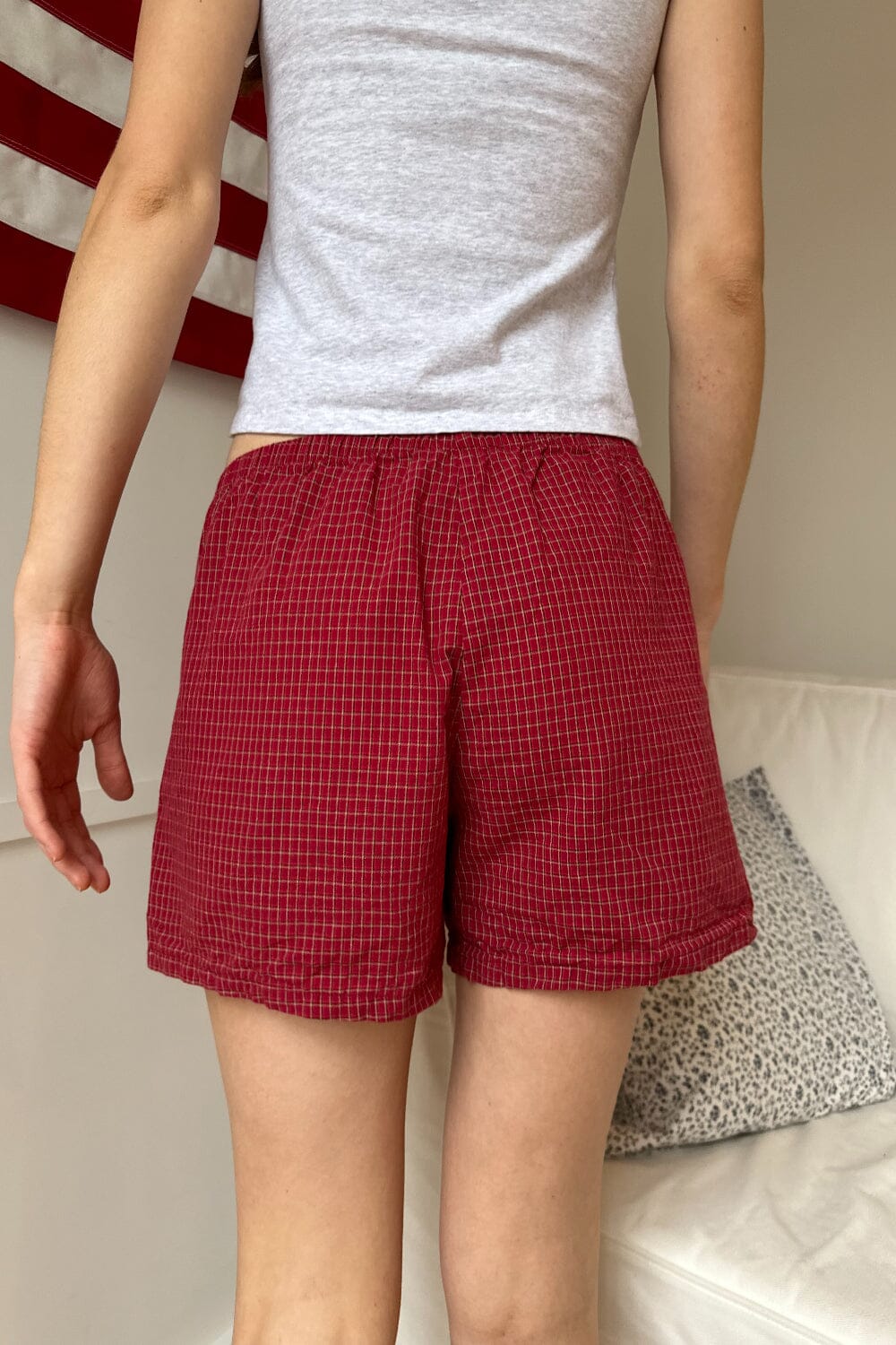 Red and White Plaid / S