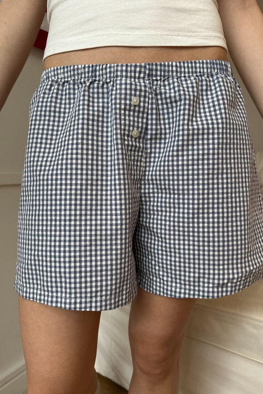 Light Blue Gingham / XS/S