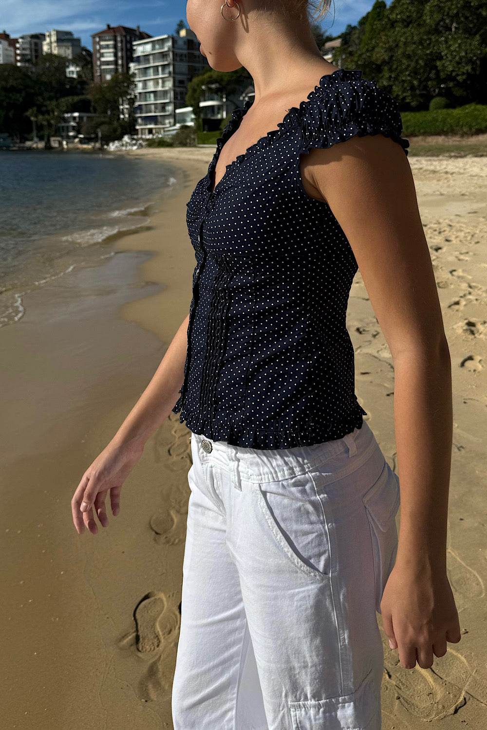 Elena Polka Dot Top