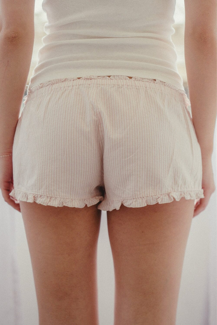 poppy LACE BERMUDA PANTS (STRIPE ） Poppy Stripes Shorts – Brandy Melville Europe