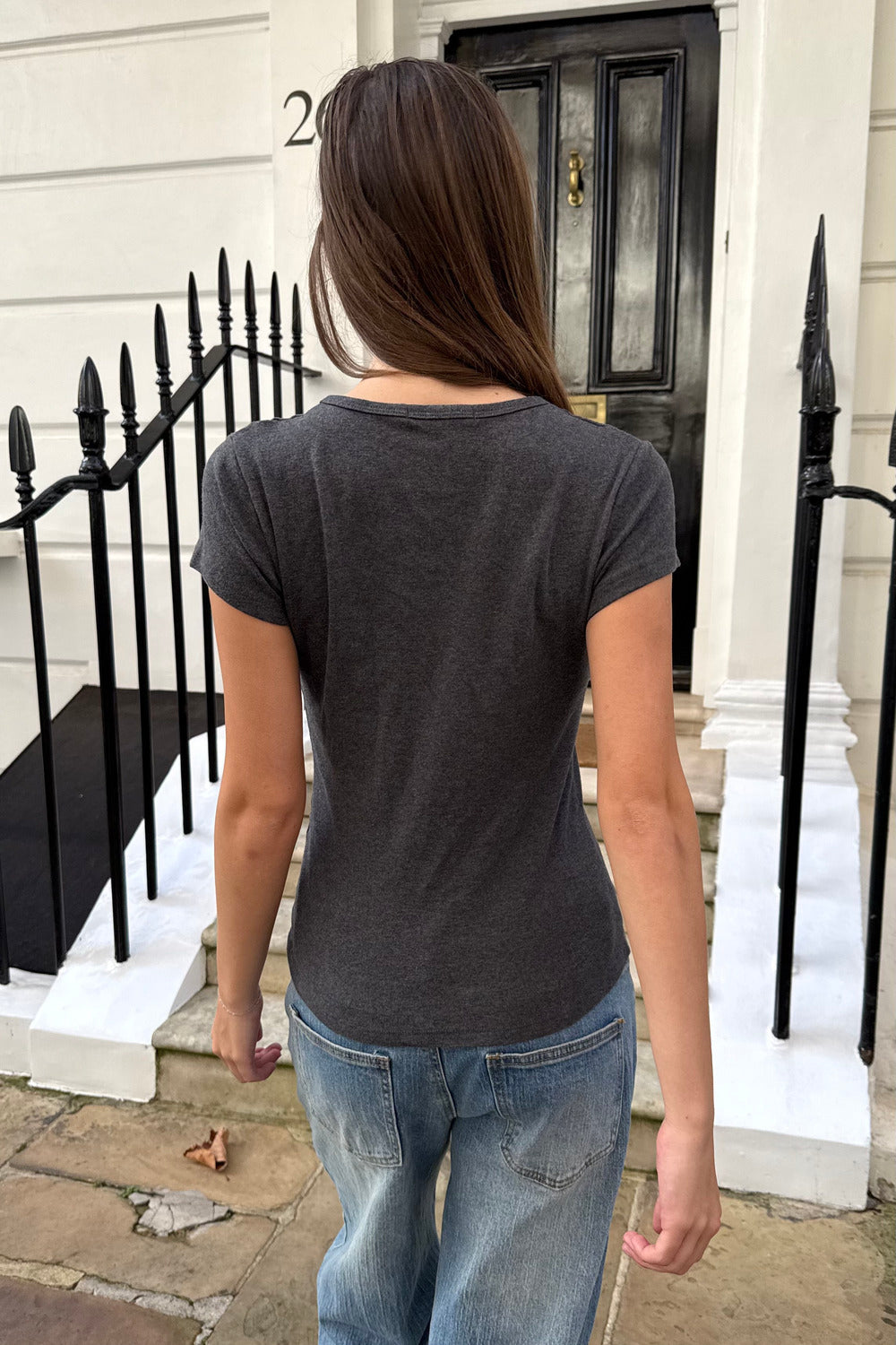 Lexie Top | Dark Heather Grey / XS/S