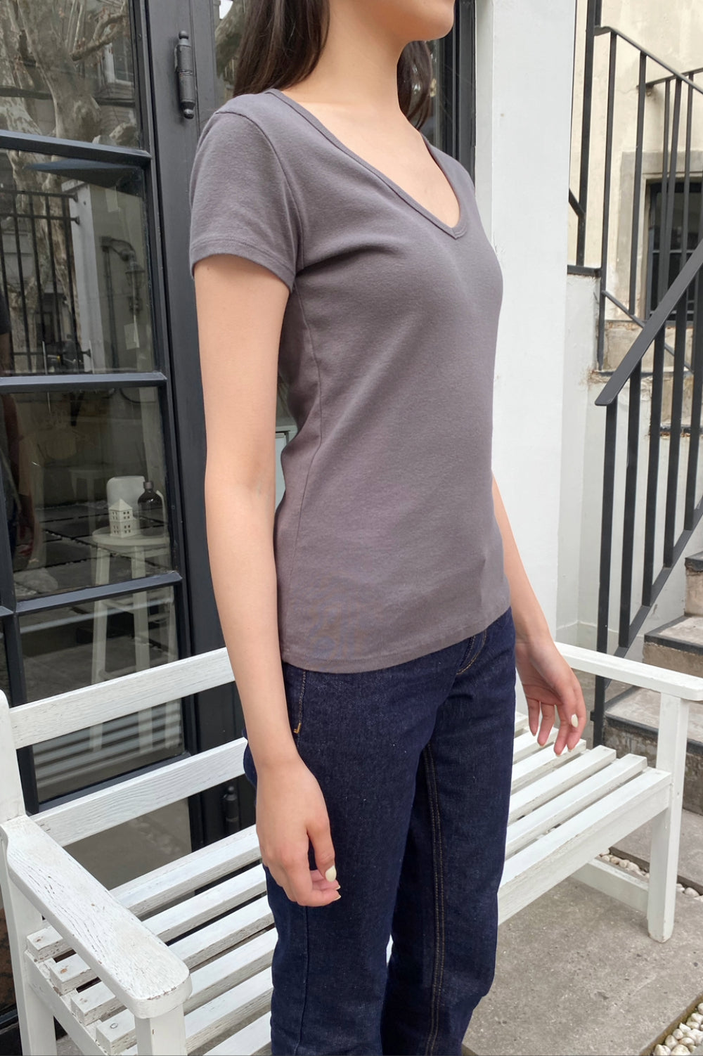 Safiya Top | Charcoal / XS/S