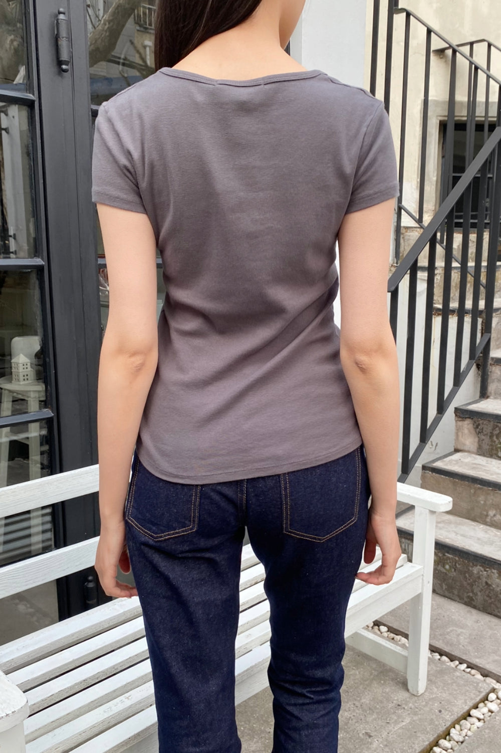 Safiya Top | Charcoal / XS/S