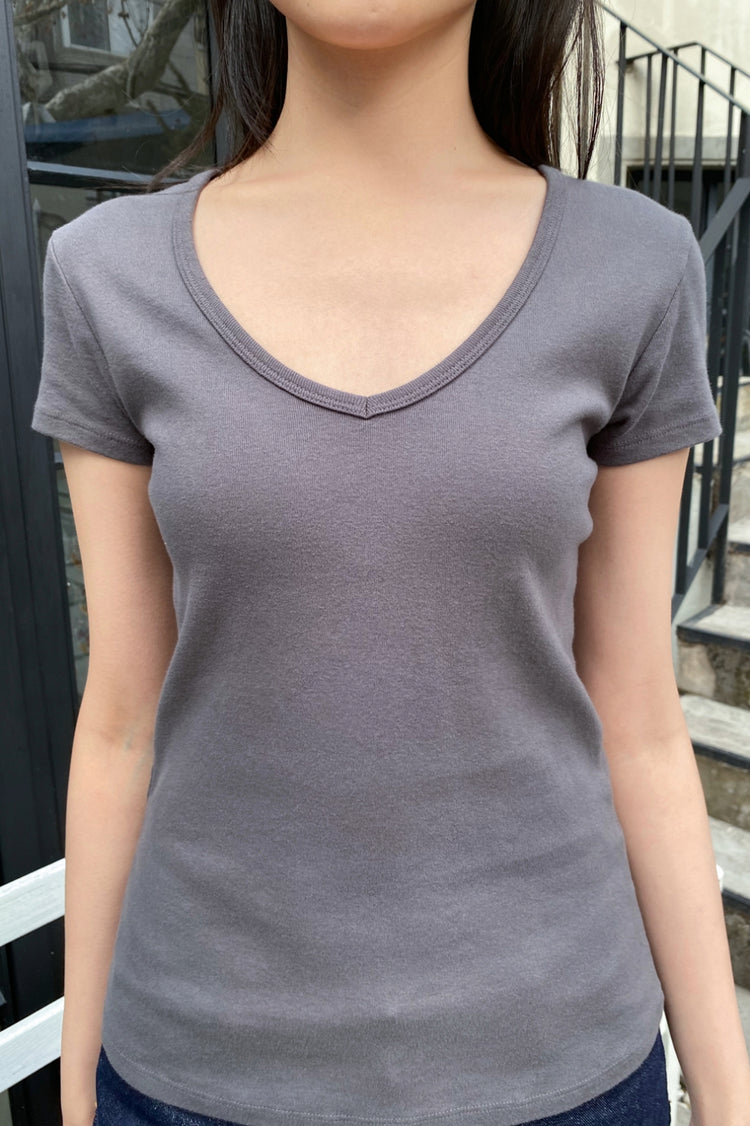Safiya Top | Charcoal / XS/S