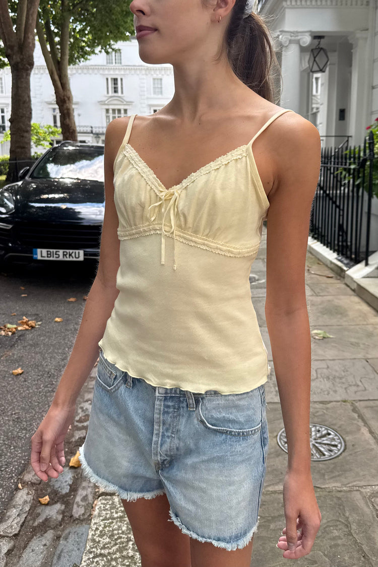 Arden Tank | Pastel Yellow
