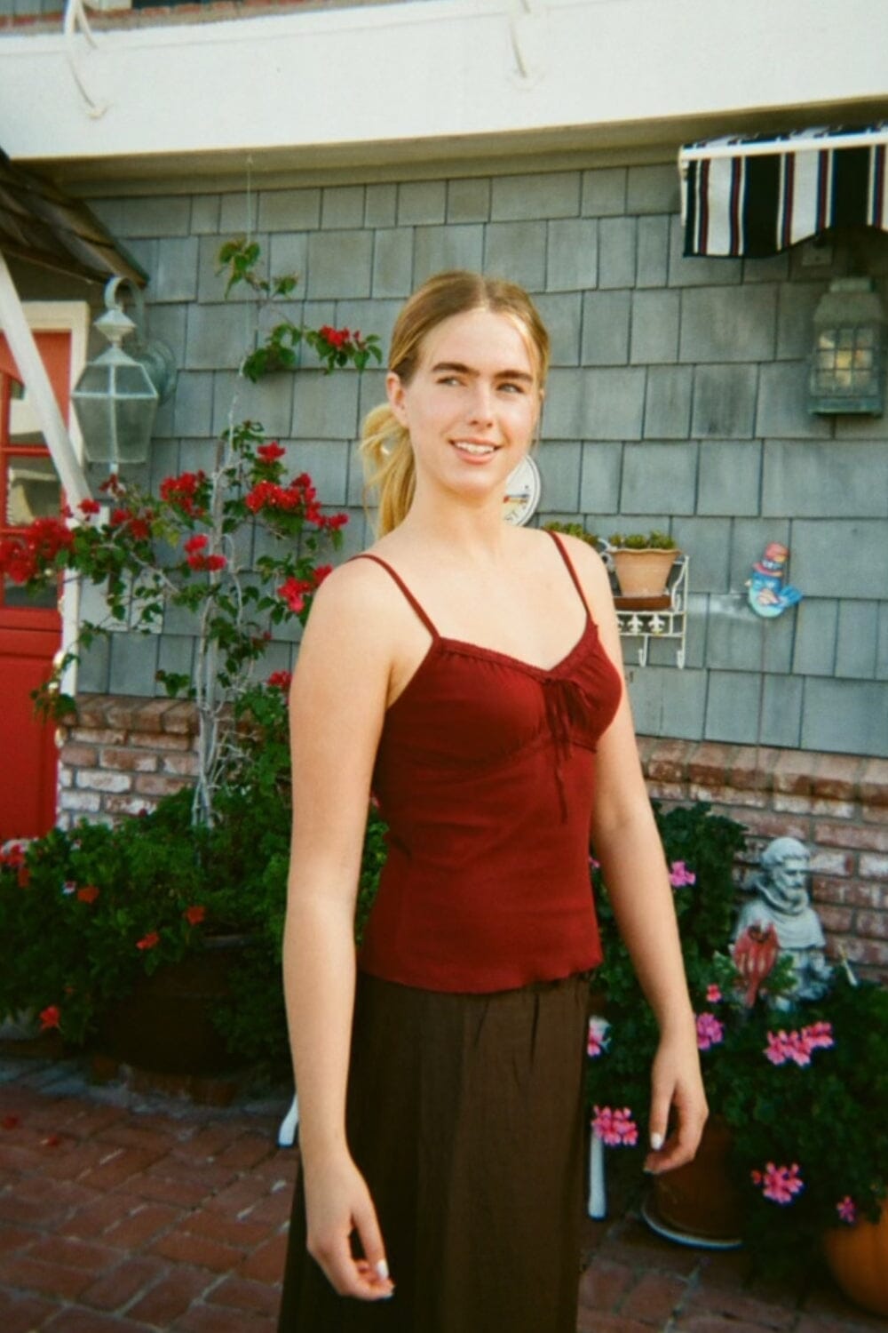 Arden Tank | Burgundy