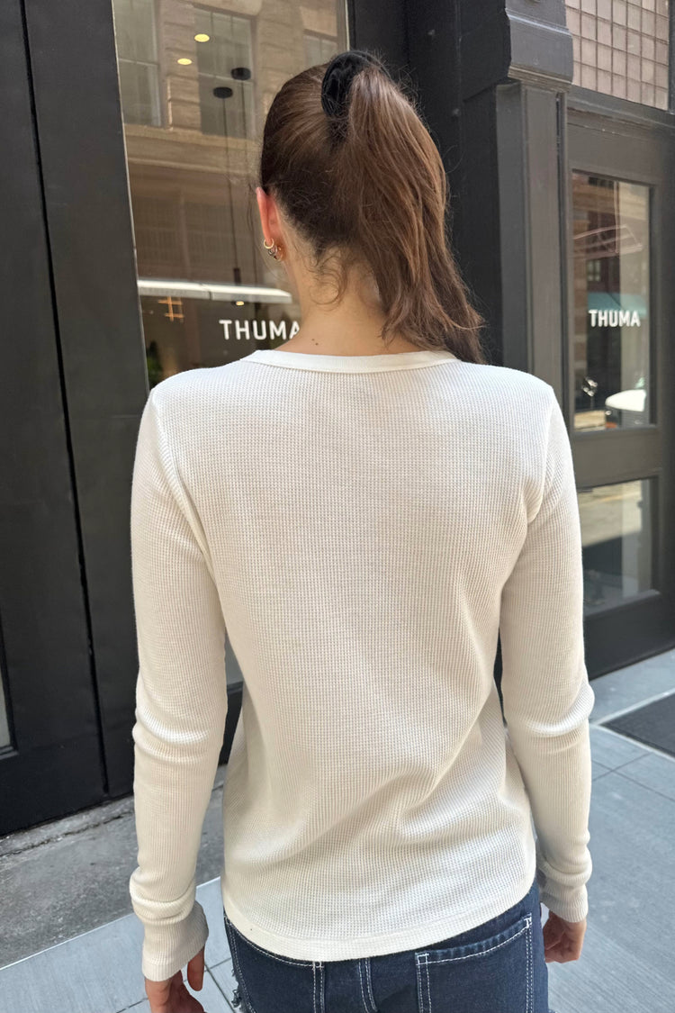 Tori Thermal Top | White / XS/S