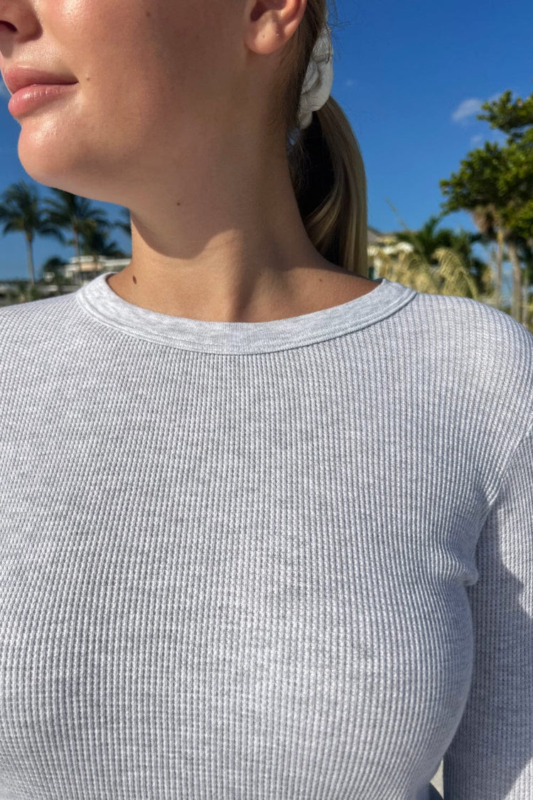 Tori Thermal Top | Light Grey / S