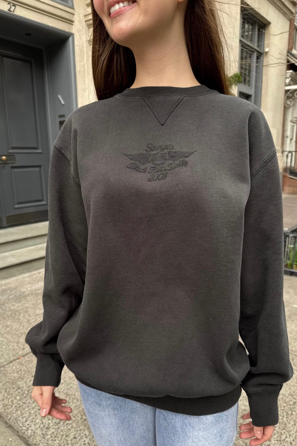 Erica Sweatshirt | Faded Black / Oversized Fit