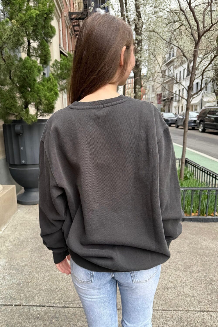 Erica Sweatshirt | Faded Black / Oversized Fit