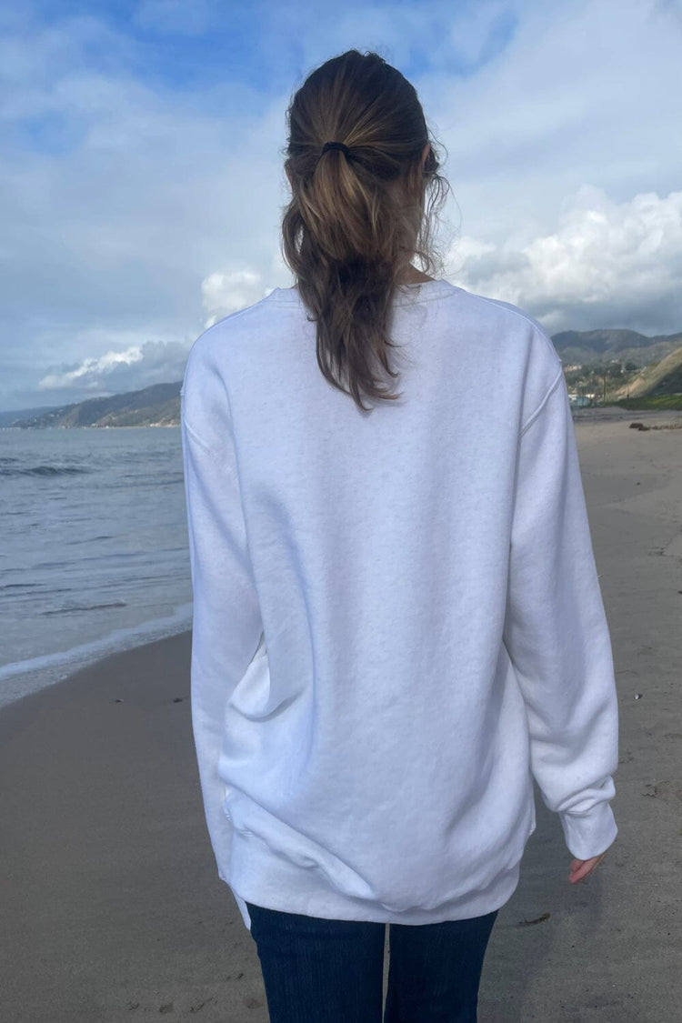 Erica Oversized Sweatshirt | Off White Melange / Oversized Fit