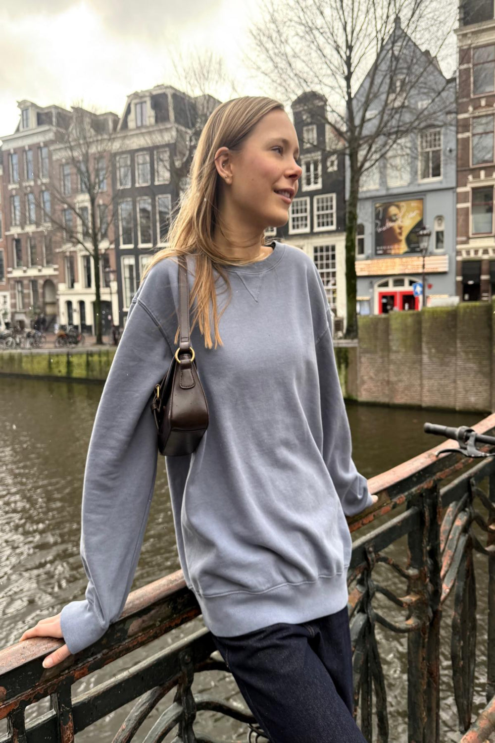 Erica Oversized Sweatshirt | Faded Blue / Oversized Fit