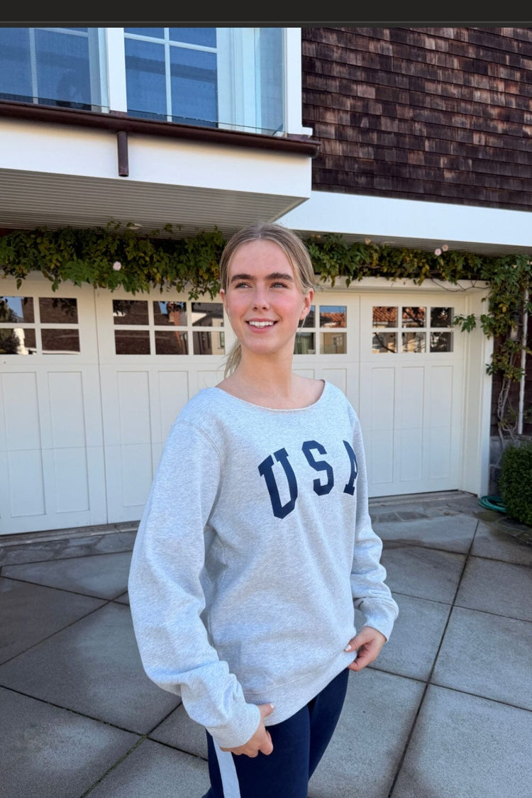 Stelle USA Sweater | Silver Grey / Regular Fit