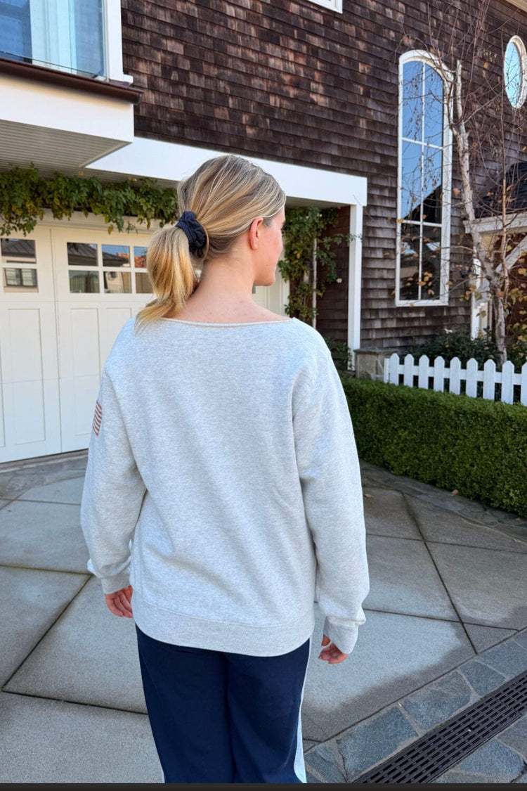 Stelle USA Sweater | Silver Grey / Regular Fit