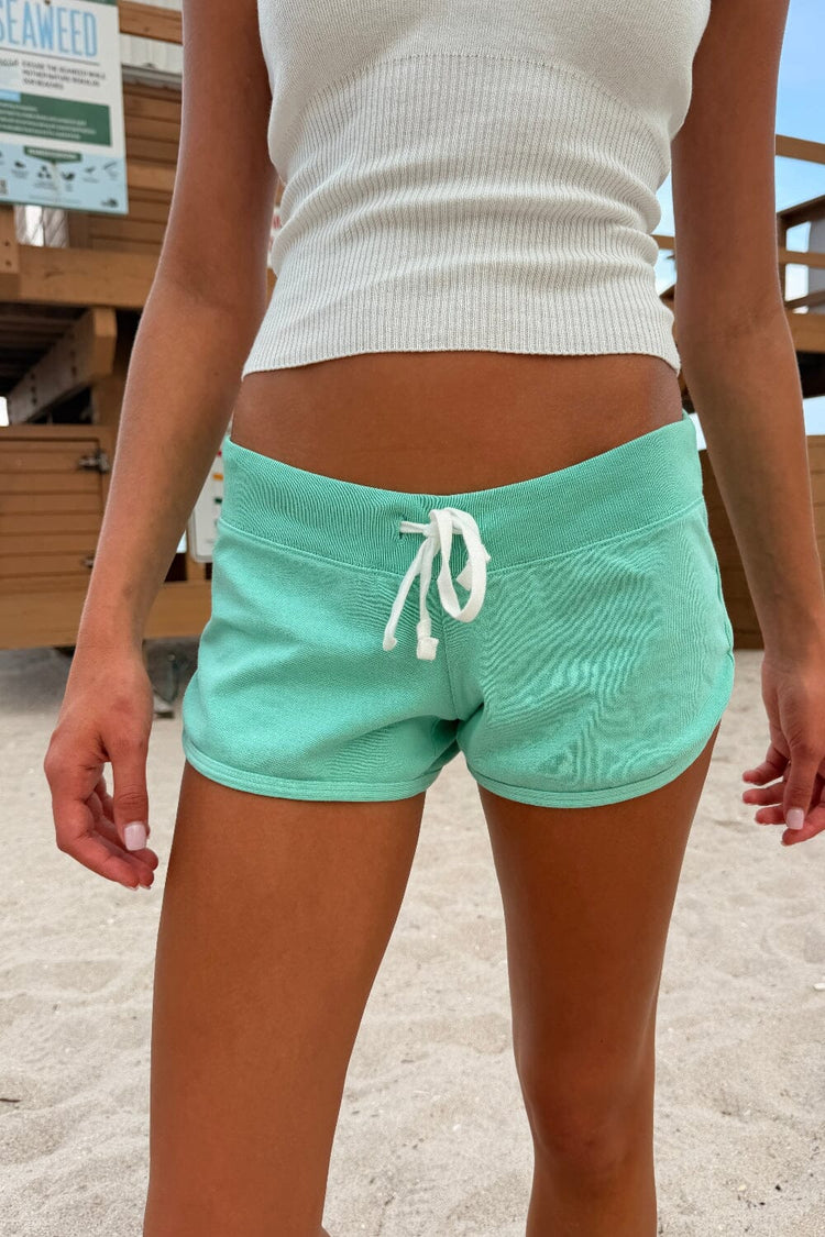 Marcie Sweatshorts | Aquamarine / XS/S
