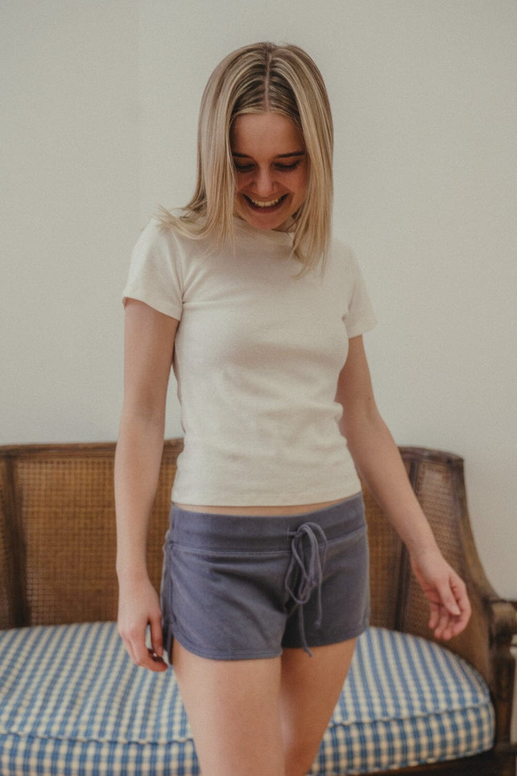 Marcie Sweatshorts | Faded Blue / XS/S