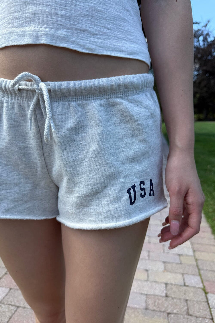 Marcie Sweatshorts | Light Heather Grey / XS/S